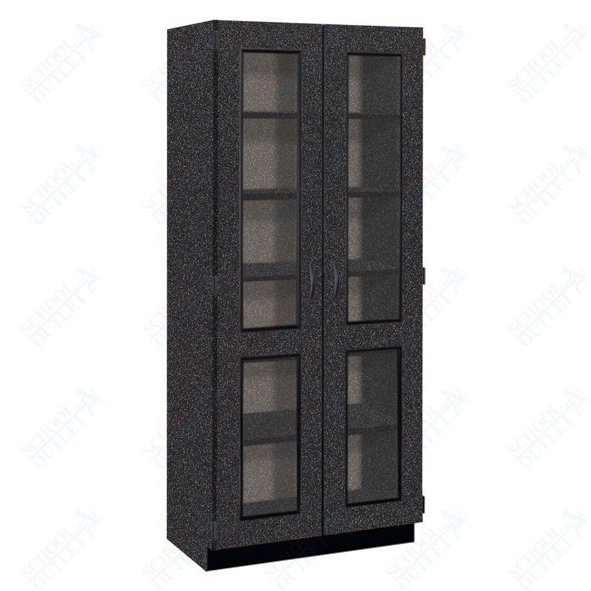 Tall Units Display with Lock and Base Molding (83134 K84) - SchoolOutlet