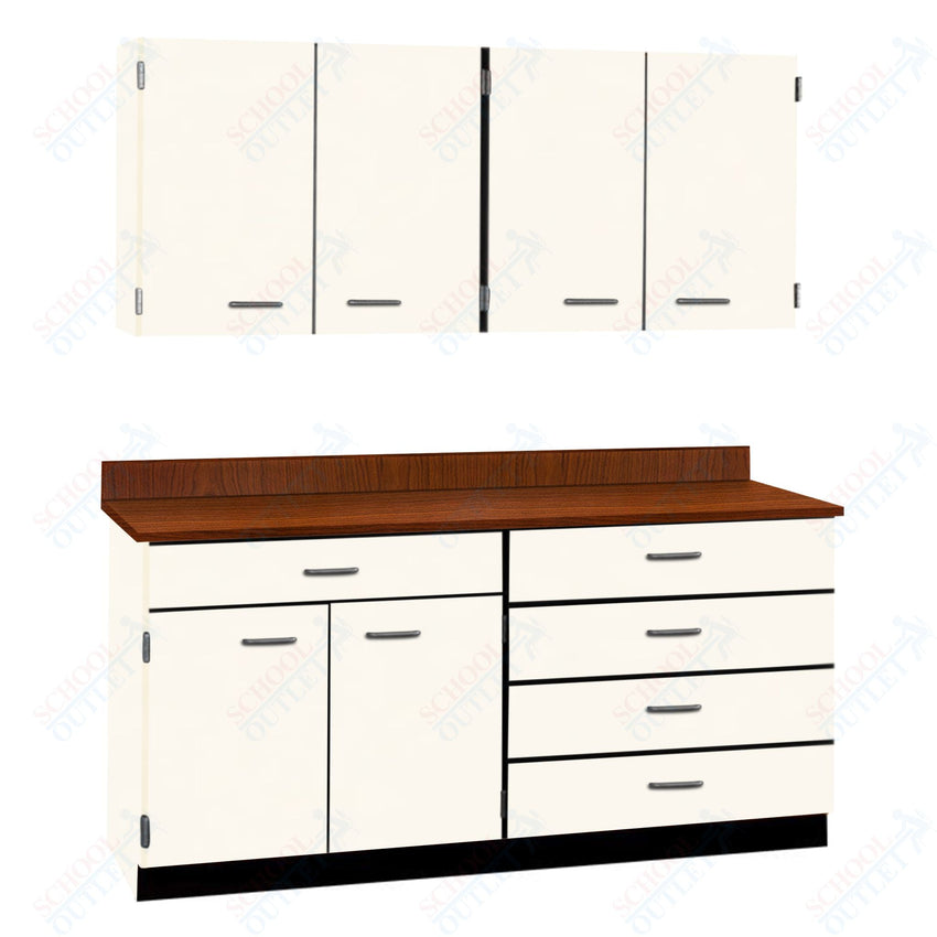 60" Wide Complete Suites with Locks (84510 F60) - SchoolOutlet