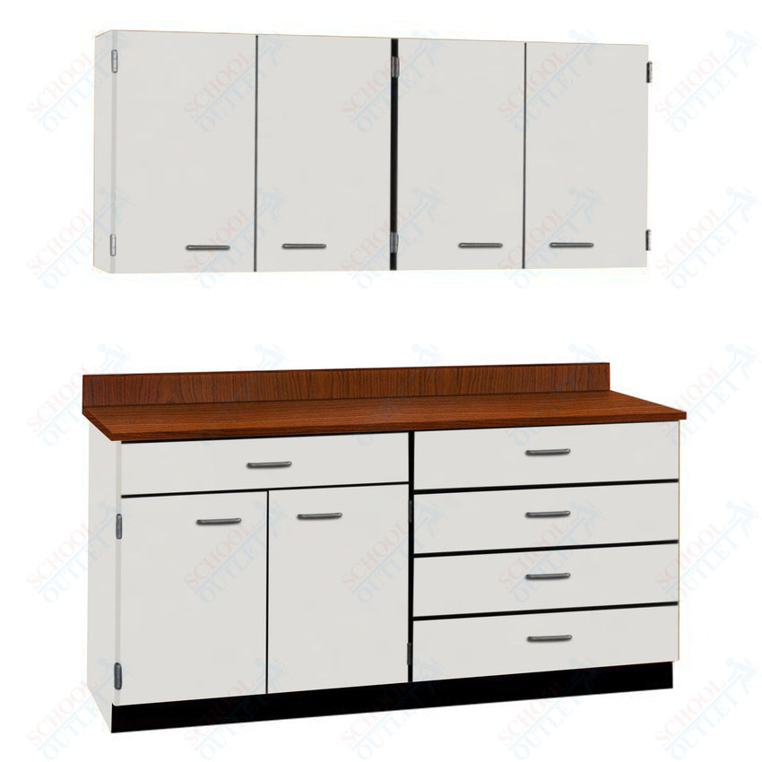 72" Wide Complete Suites with Locks (84510 F72) - SchoolOutlet