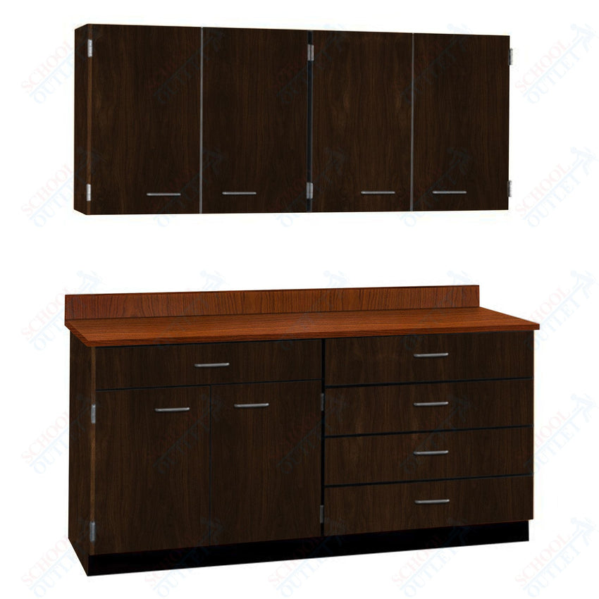 72" Wide Complete Suites with Locks (84510 F72) - SchoolOutlet