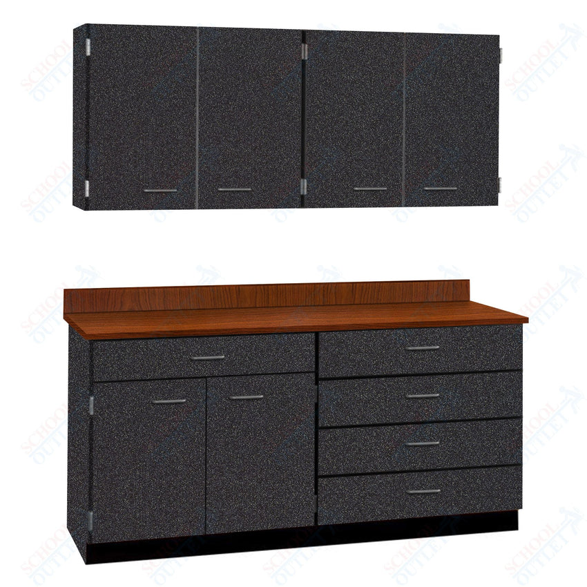 72" Wide Complete Suites with Locks (84510 F72) - SchoolOutlet