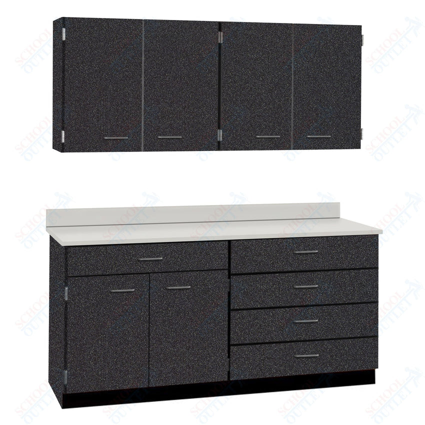 72" Wide Complete Suites with Locks (84510 F72) - SchoolOutlet