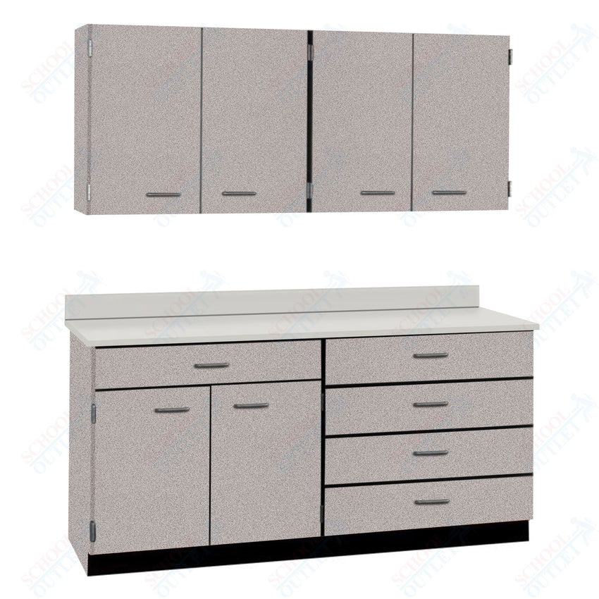72" Wide Complete Suites with Locks (84510 F72) - SchoolOutlet