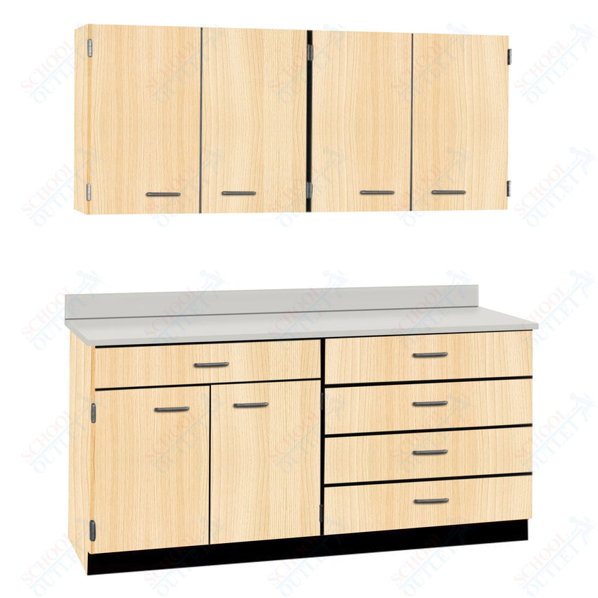 72" Wide Complete Suites with Locks (84510 F72) - SchoolOutlet