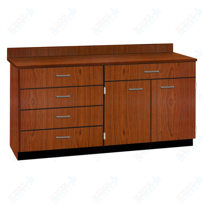 Base Cabinets with Five Drawers and Double Door Shelf (84512 F60 BC) - SchoolOutlet