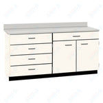 Base Cabinets with Five Drawers and Double Door Shelf (84512 F60 BC) - SchoolOutlet
