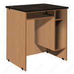 CPU Station with Pullout Keyboard Tray, CPU Compartment and Adjustable Shelf (88032 Z40) - SchoolOutlet