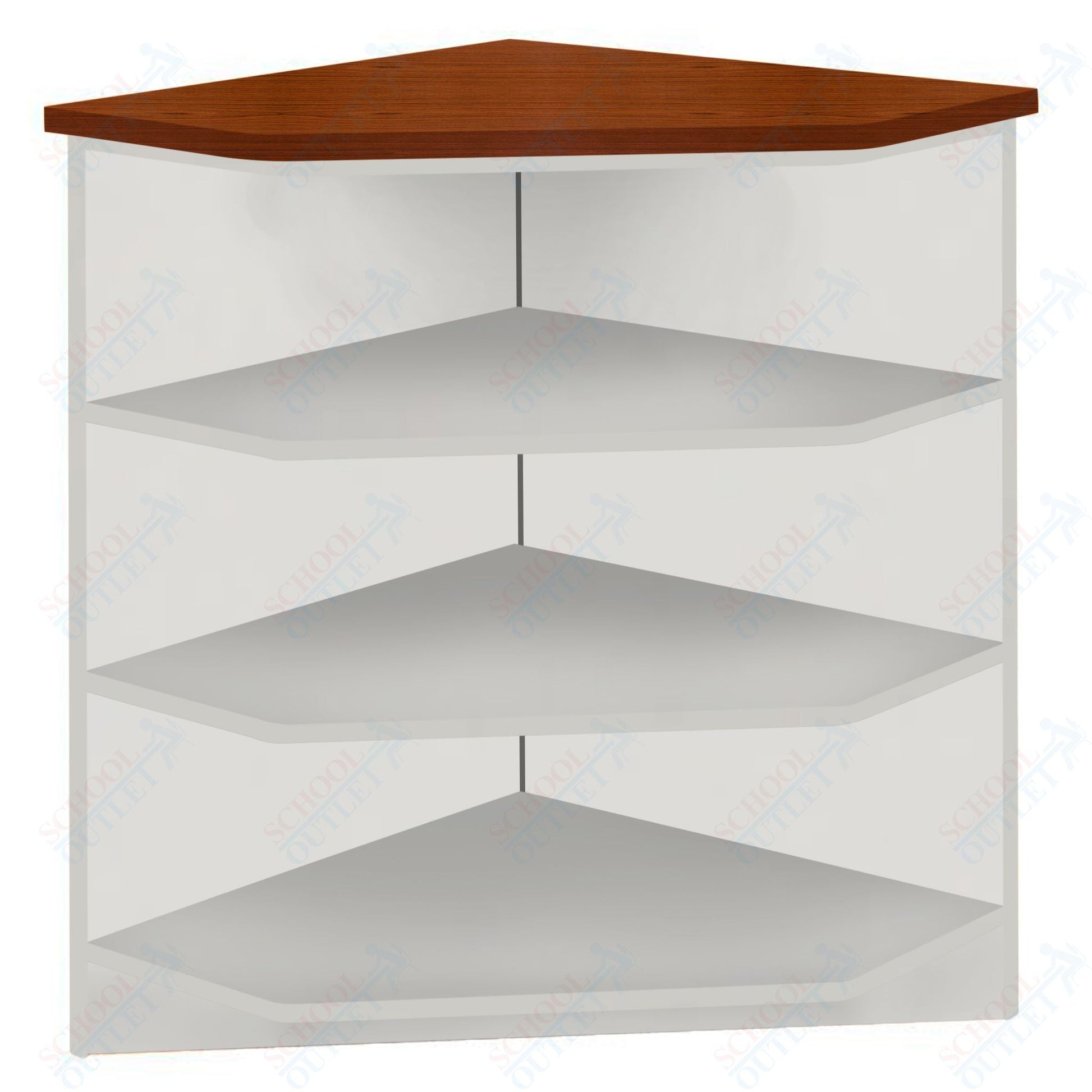 90 - Degree Outside Corner with 3 Shelves (88050 Z40) - SchoolOutlet