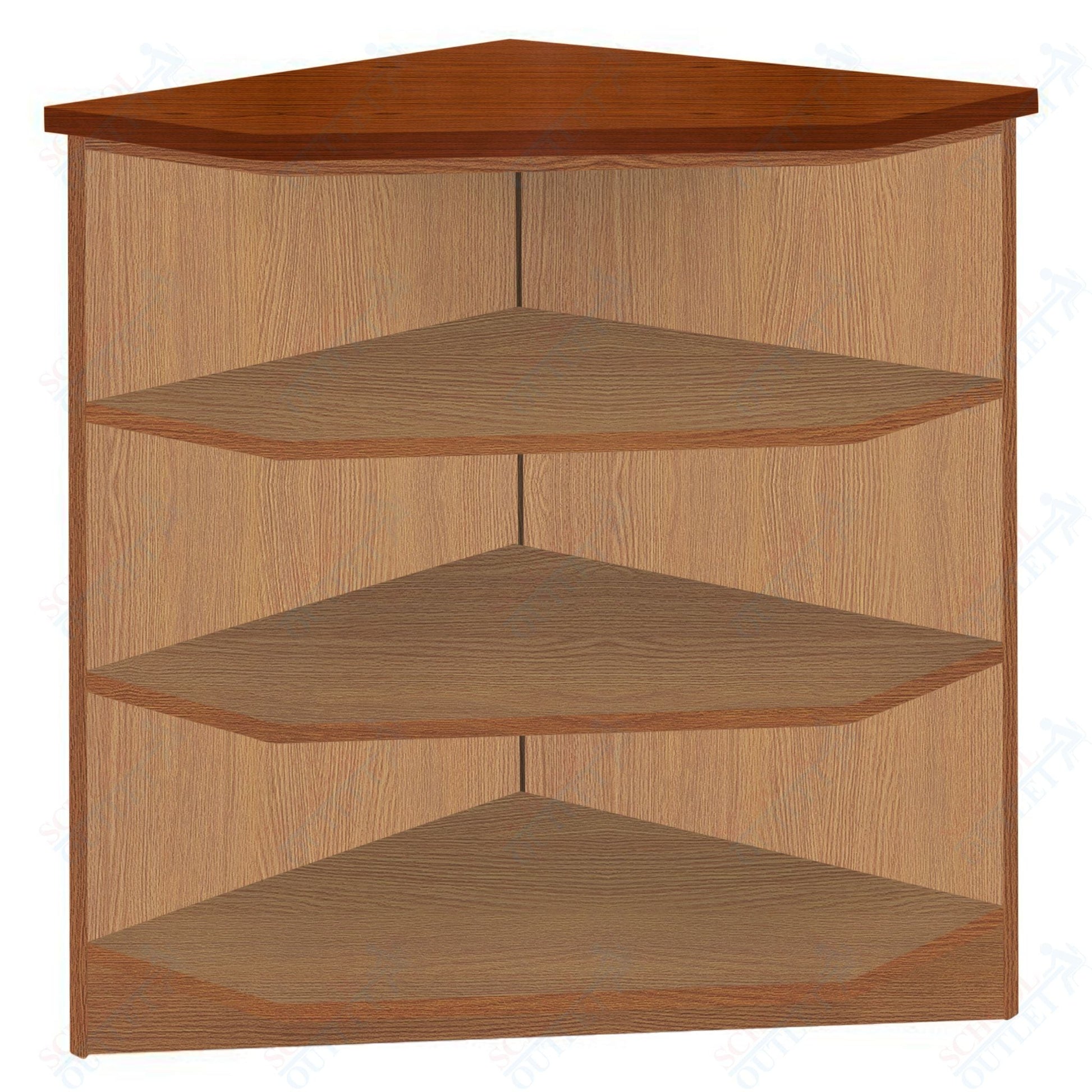 90 - Degree Outside Corner with 3 Shelves (88050 Z40) - SchoolOutlet