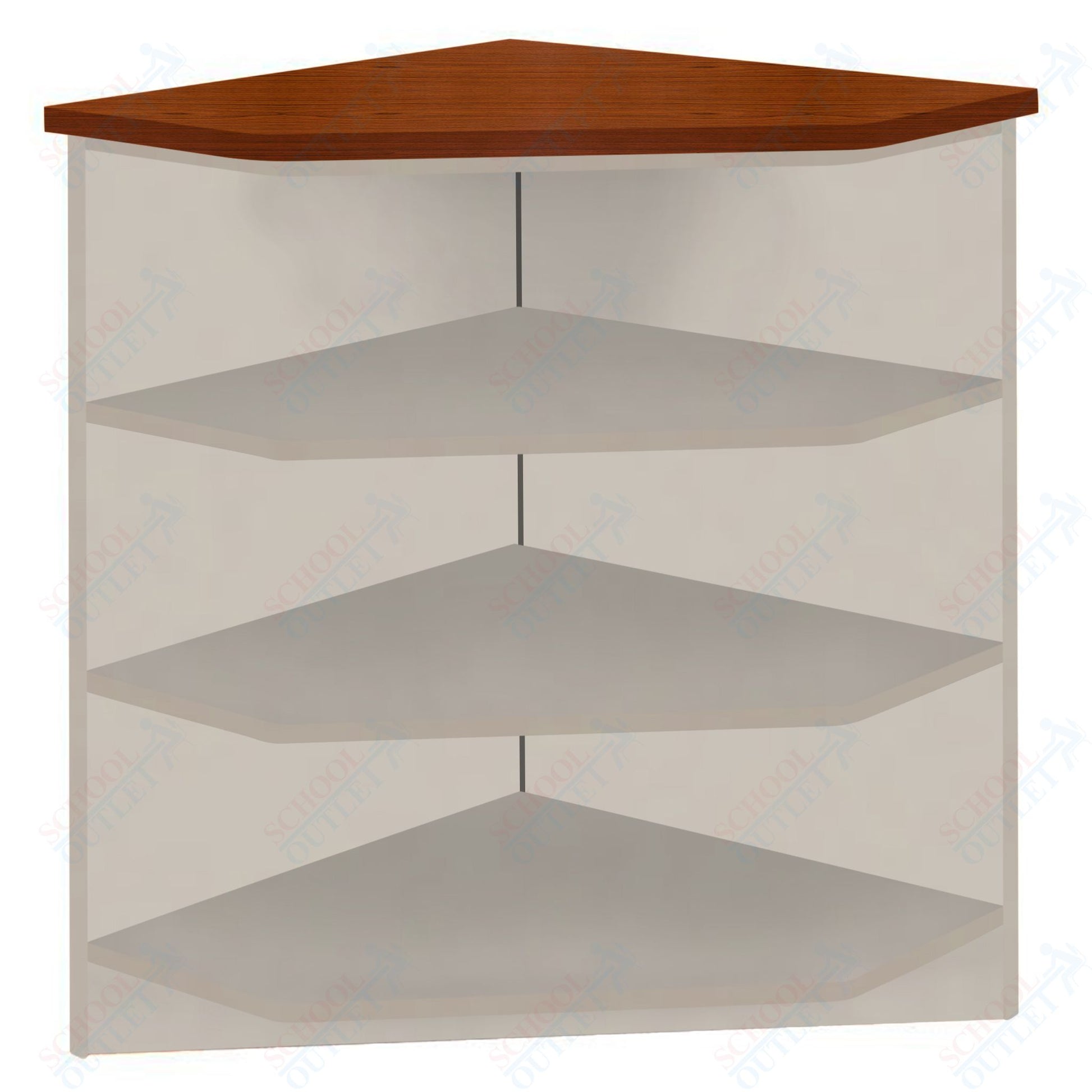 90 - Degree Outside Corner with 3 Shelves (88050 Z40) - SchoolOutlet