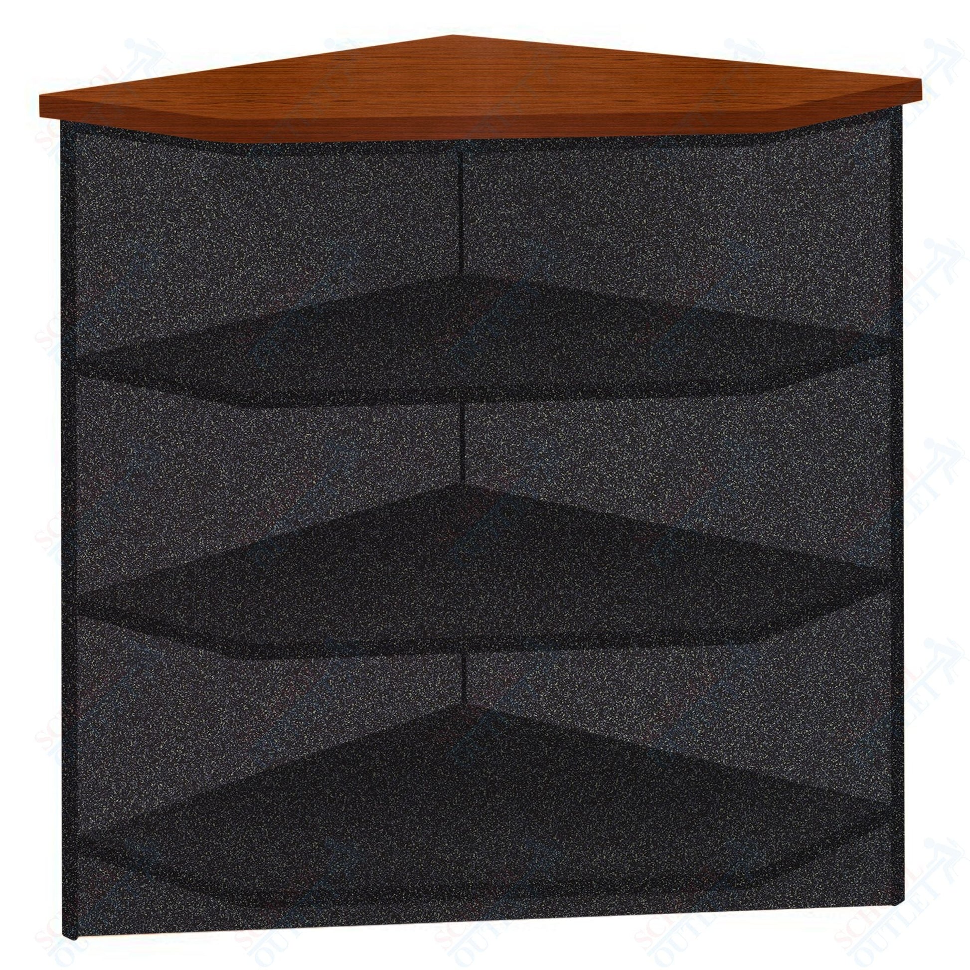 90 - Degree Outside Corner with 3 Shelves (88050 Z40) - SchoolOutlet