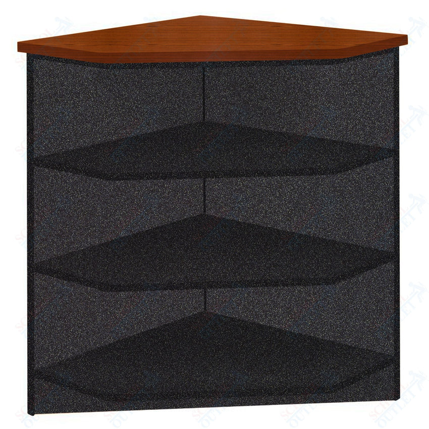 90 - Degree Outside Corner with 3 Shelves (88050 Z40) - SchoolOutlet