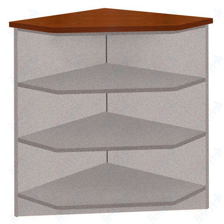 90 - Degree Outside Corner with 3 Shelves (88050 Z40) - SchoolOutlet
