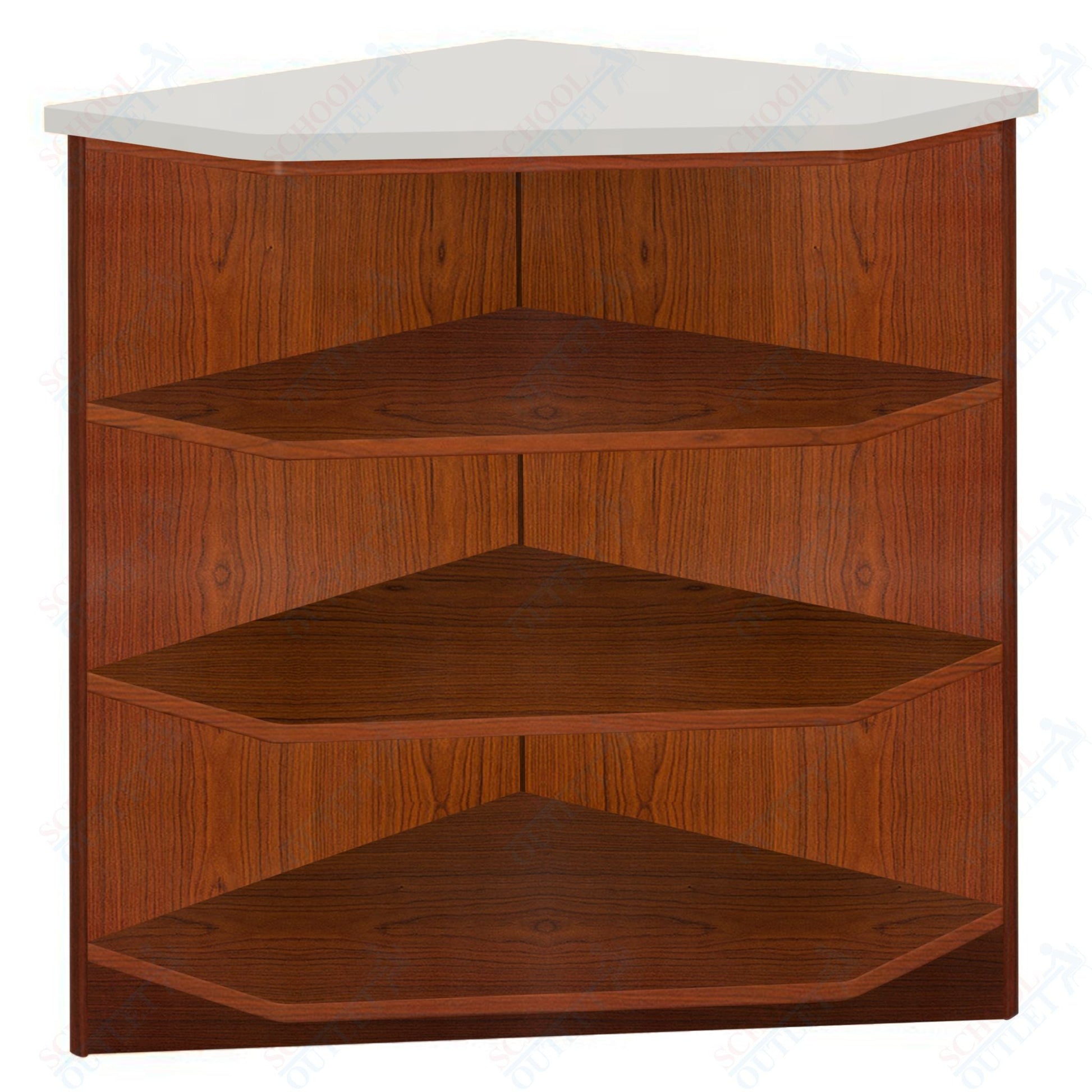 90 - Degree Outside Corner with 3 Shelves (88050 Z40) - SchoolOutlet