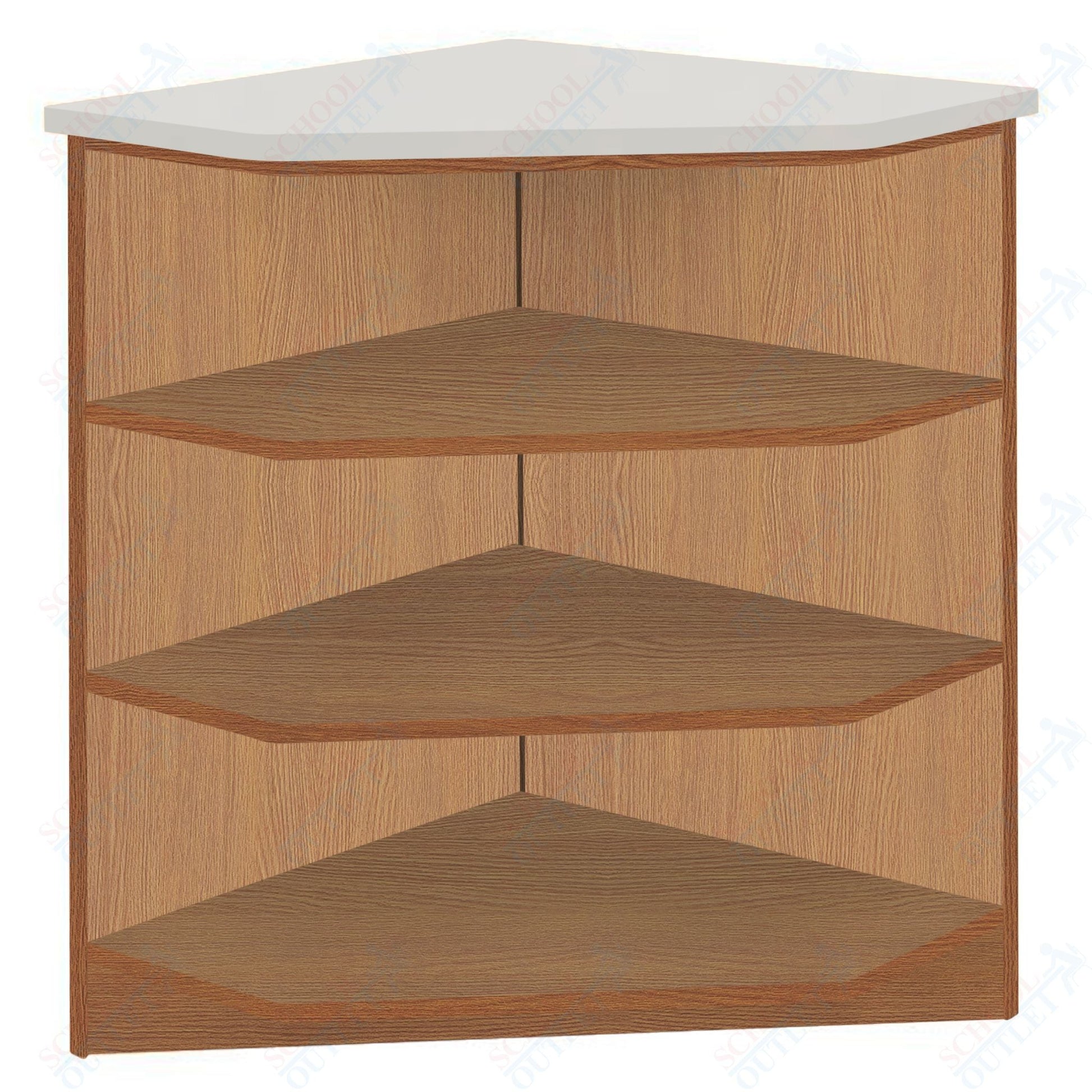 90 - Degree Outside Corner with 3 Shelves (88050 Z40) - SchoolOutlet