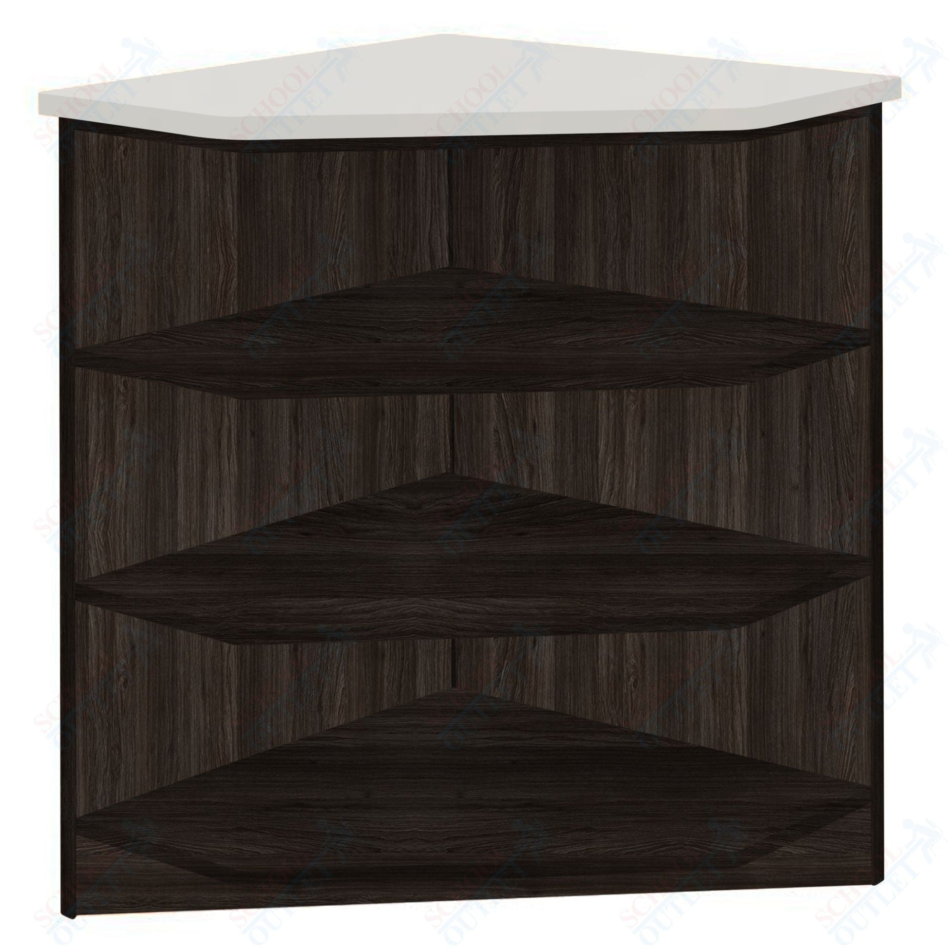 90 - Degree Outside Corner with 3 Shelves (88050 Z40) - SchoolOutlet