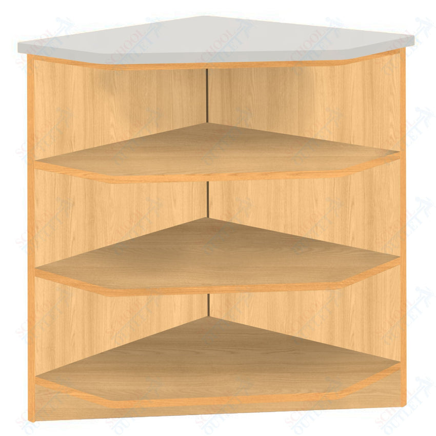 90 - Degree Outside Corner with 3 Shelves (88050 Z40) - SchoolOutlet