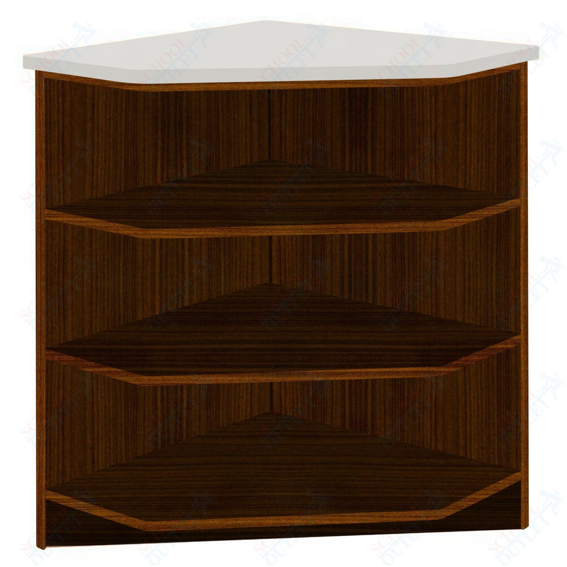 90 - Degree Outside Corner with 3 Shelves (88050 Z40) - SchoolOutlet