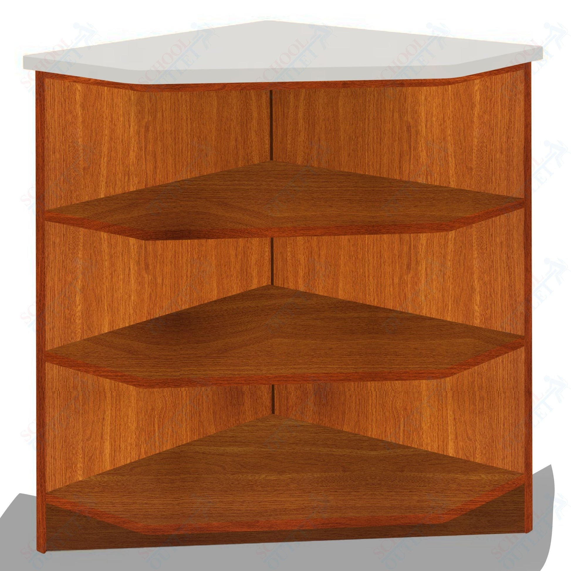 90 - Degree Outside Corner with 3 Shelves (88050 Z40) - SchoolOutlet