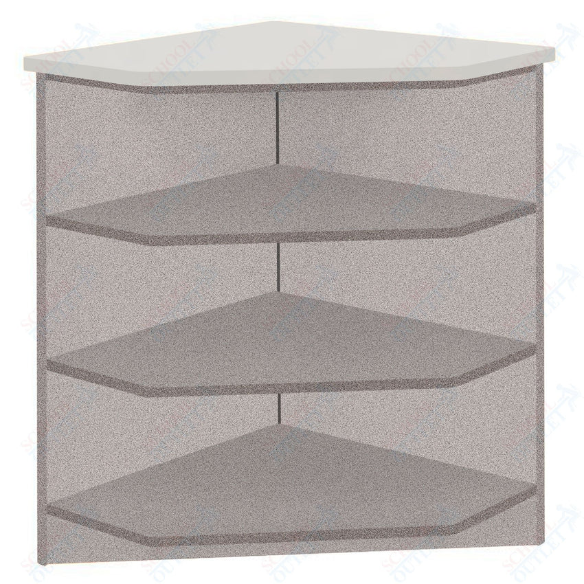 90 - Degree Outside Corner with 3 Shelves (88050 Z40) - SchoolOutlet