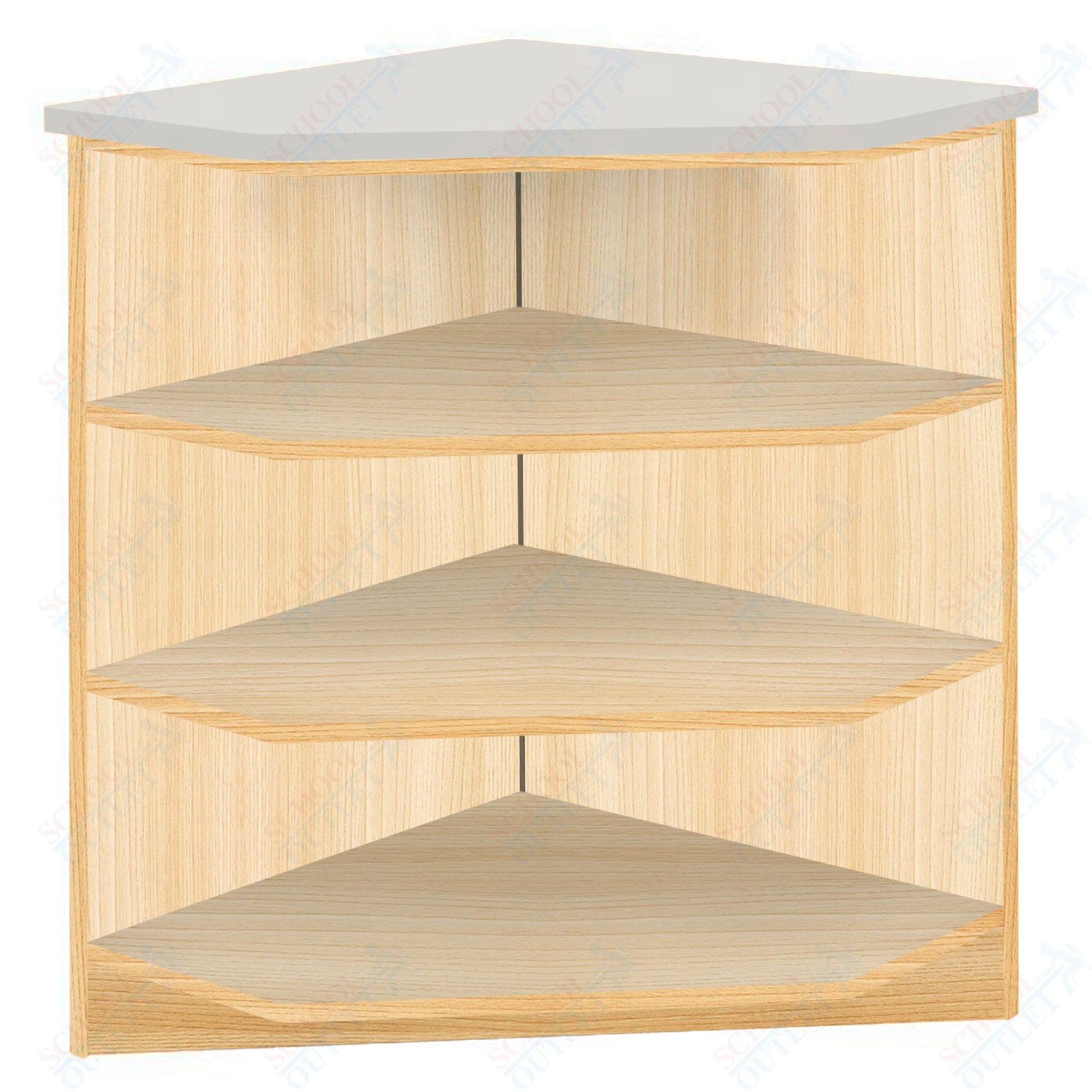 90 - Degree Outside Corner with 3 Shelves (88050 Z40) - SchoolOutlet