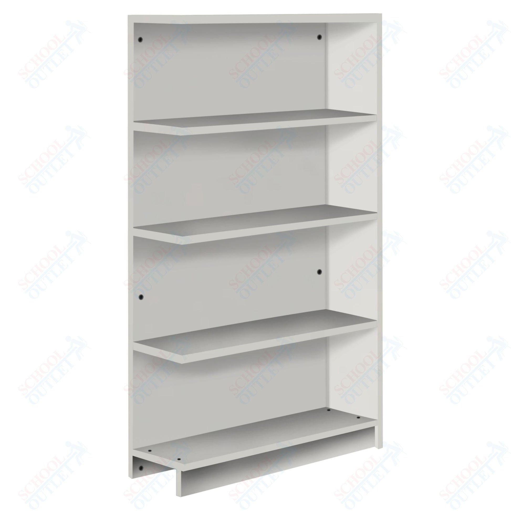 Single Face Adder 3 Adjustable Shelves Bookcase (88206 Z61) - SchoolOutlet