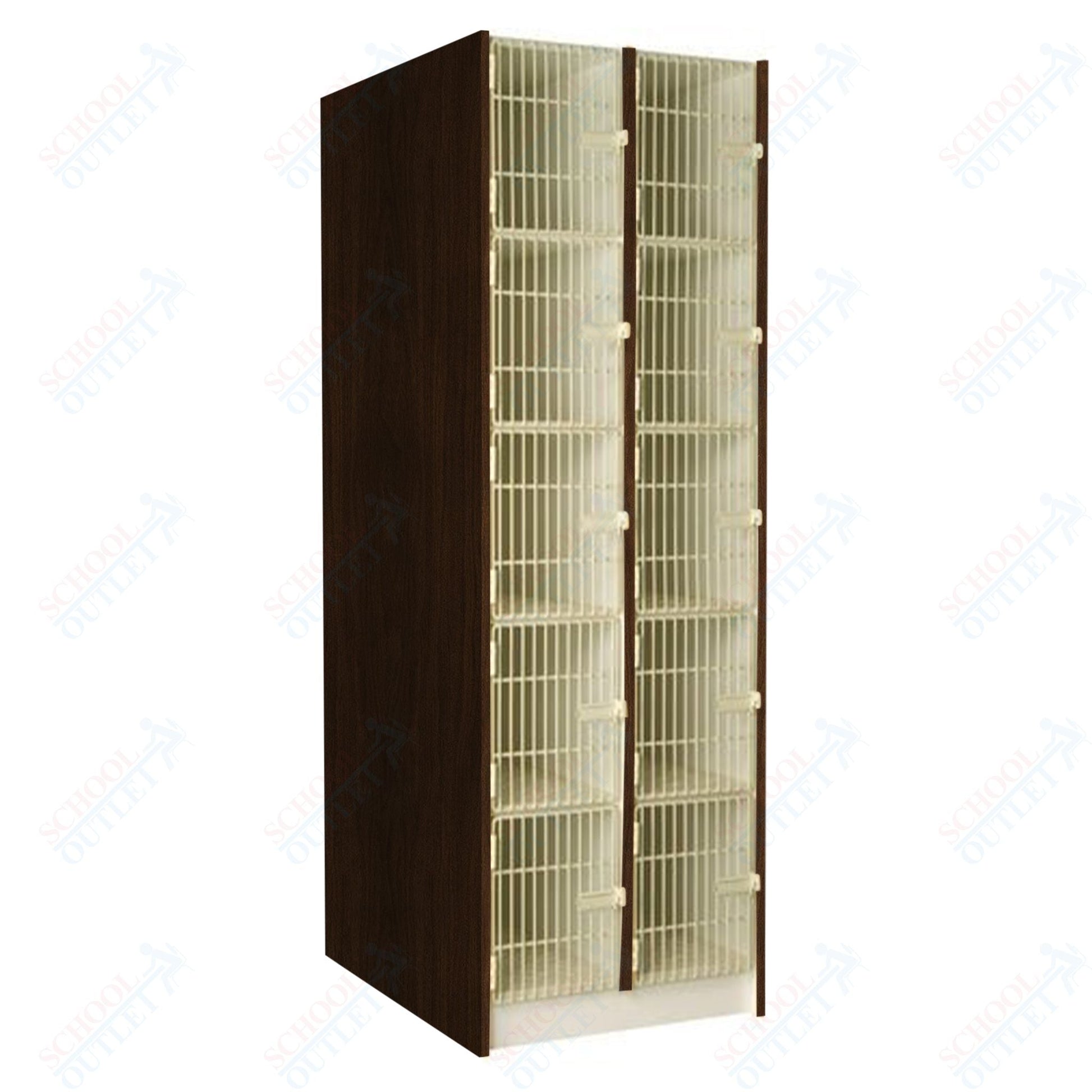 40" Deep Instrument Storage with Acousti - Grille Doors (89618 278440 A) - SchoolOutlet