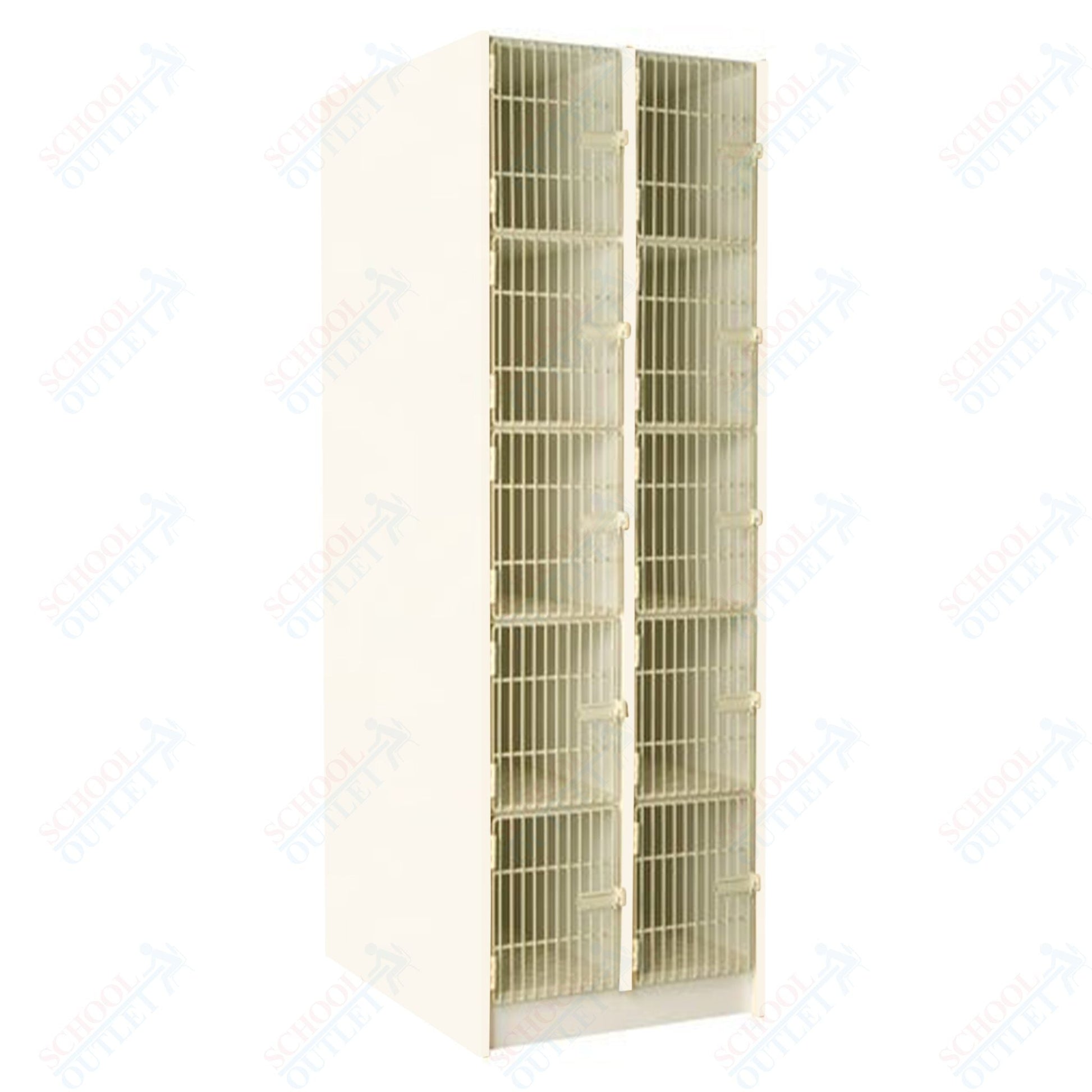 40" Deep Instrument Storage with Acousti - Grille Doors (89618 278440 A) - SchoolOutlet