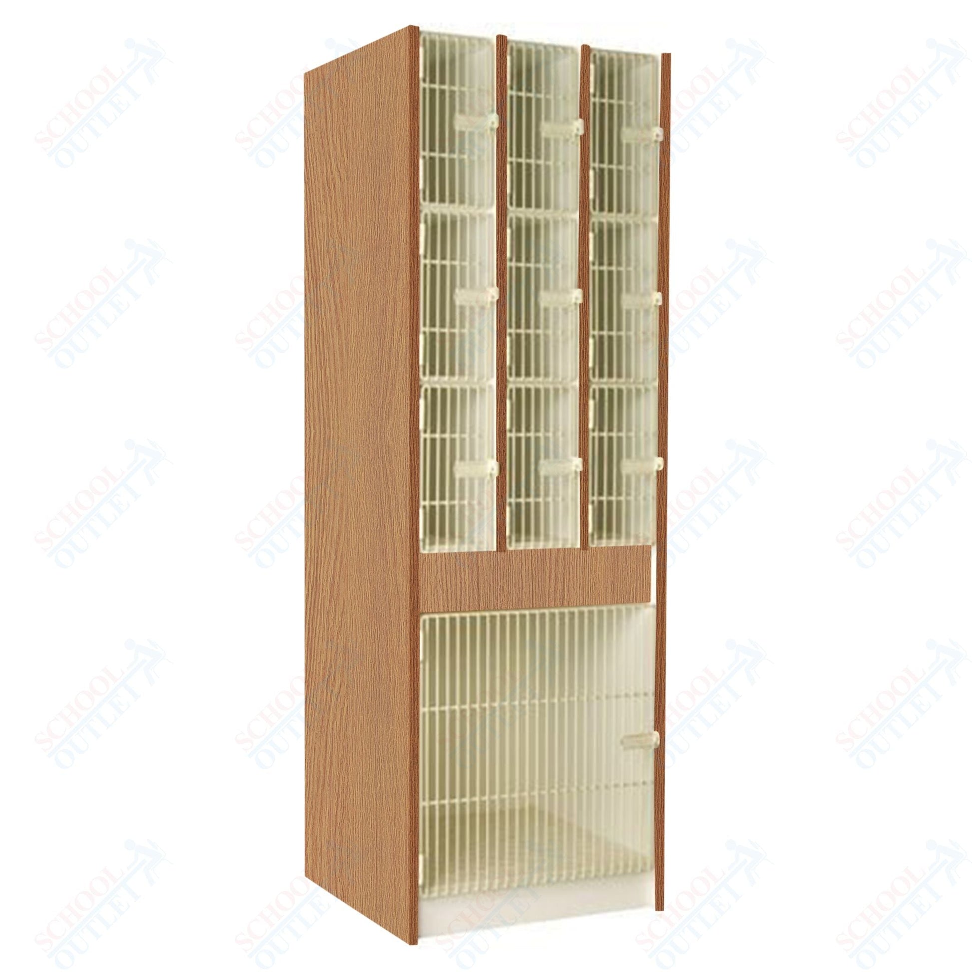 29" Deep Instrument Storage with Acousti - Grille Doors (89626 278429 A) - SchoolOutlet