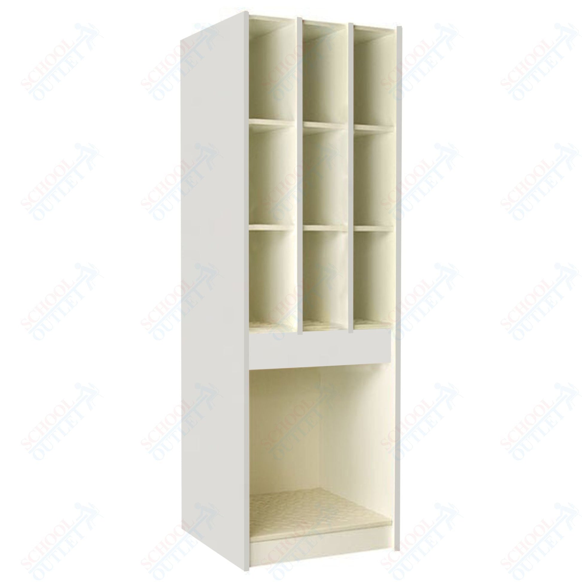 29" Deep Instrument Storage with Acousti - Grille Doors (89628 278429 A) - SchoolOutlet