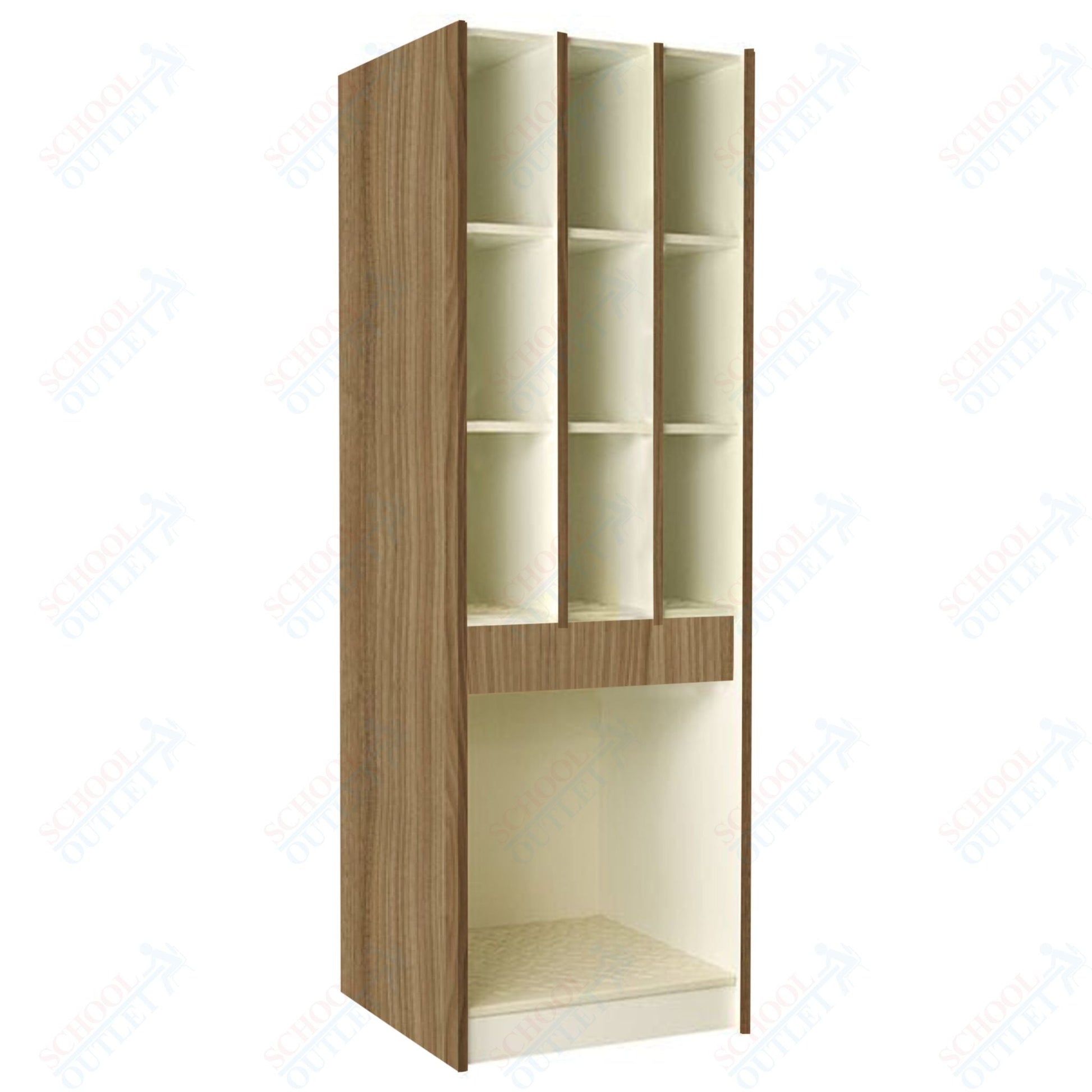 29" Deep Instrument Storage with Acousti - Grille Doors (89628 278429 A) - SchoolOutlet