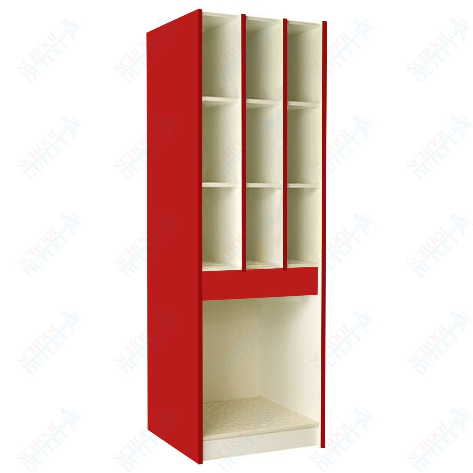 29" Deep Instrument Storage with Acousti - Grille Doors (89628 278429 A) - SchoolOutlet