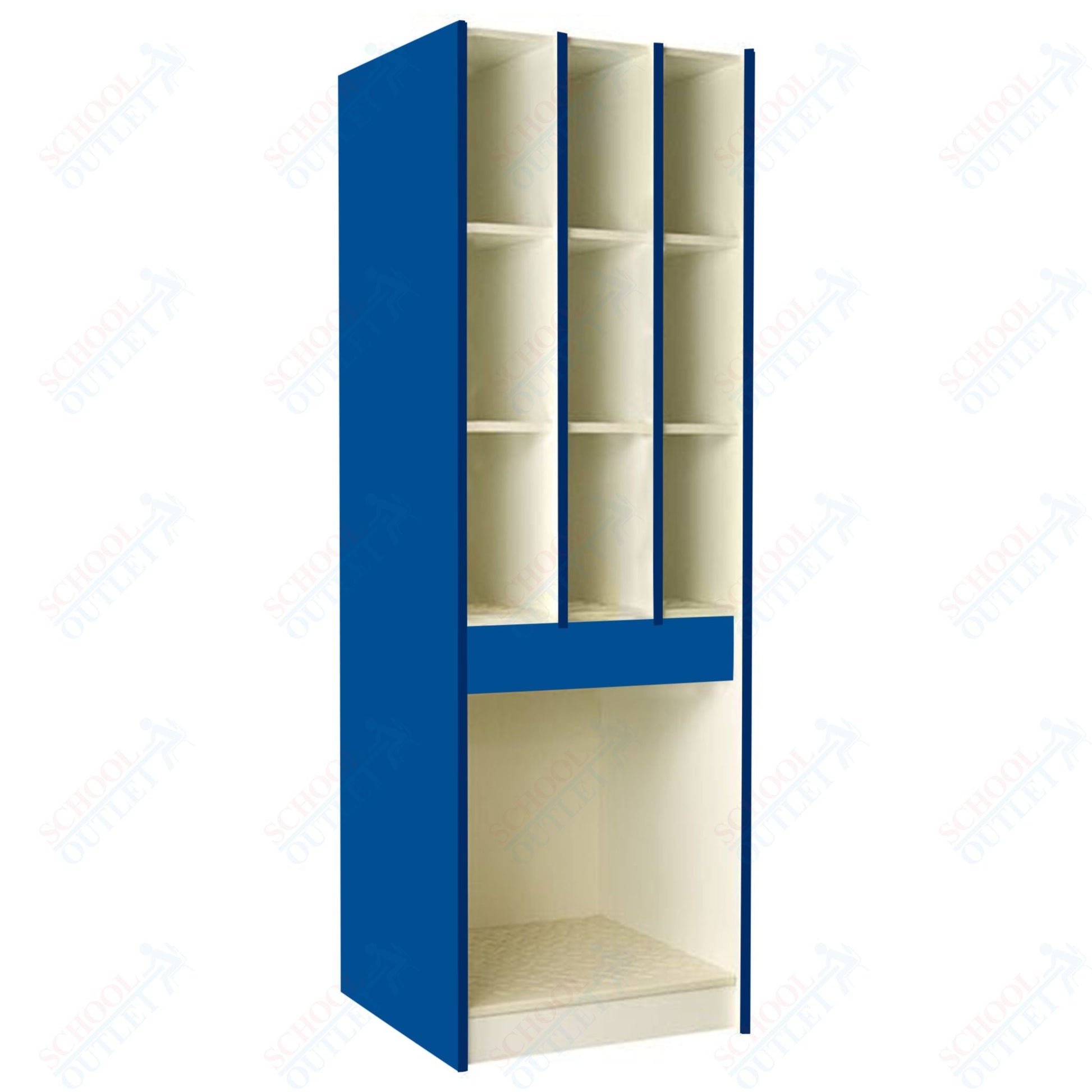 29" Deep Instrument Storage with Acousti - Grille Doors (89628 278429 A) - SchoolOutlet