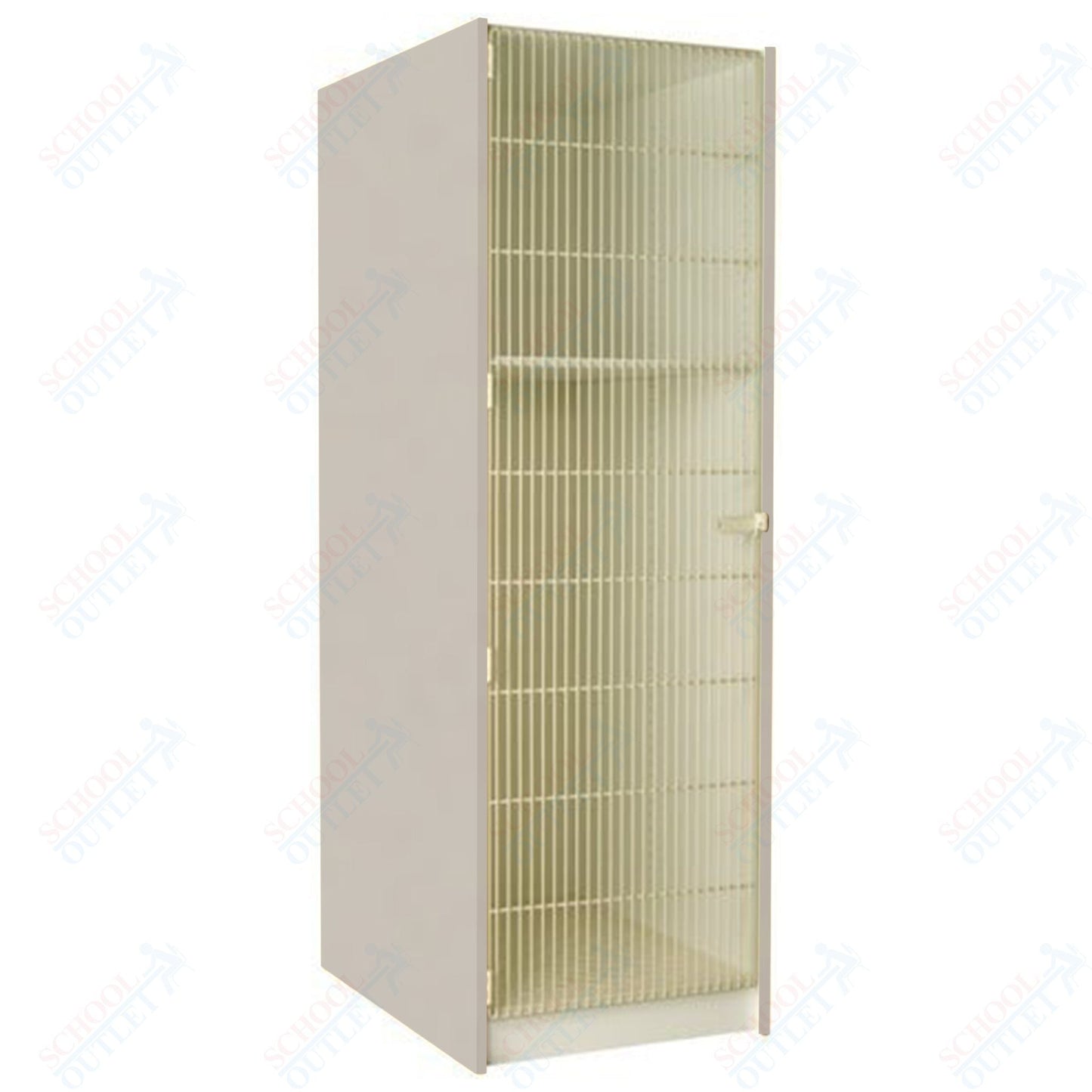 40" Deep Instrument Storage with Acousti - Grille Doors (89852 278440 A) - SchoolOutlet