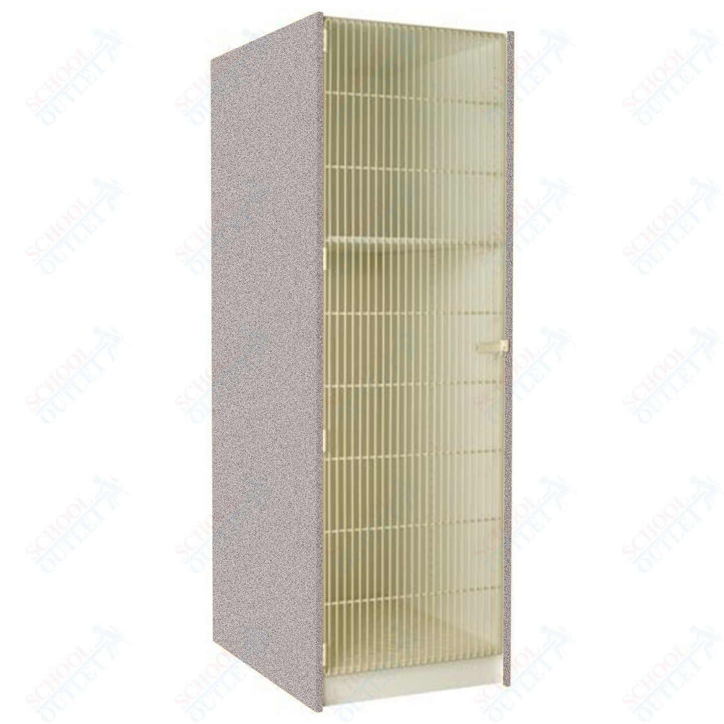 40" Deep Instrument Storage with Acousti - Grille Doors (89852 278440 A) - SchoolOutlet