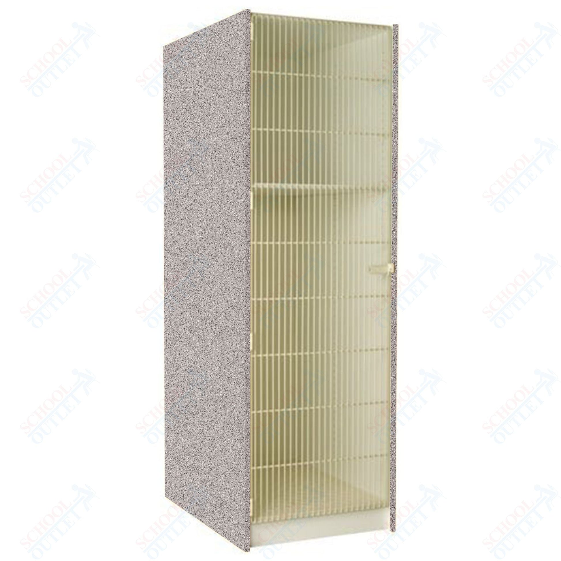 40" Deep Instrument Storage with Acousti - Grille Doors (89852 278440 A) - SchoolOutlet