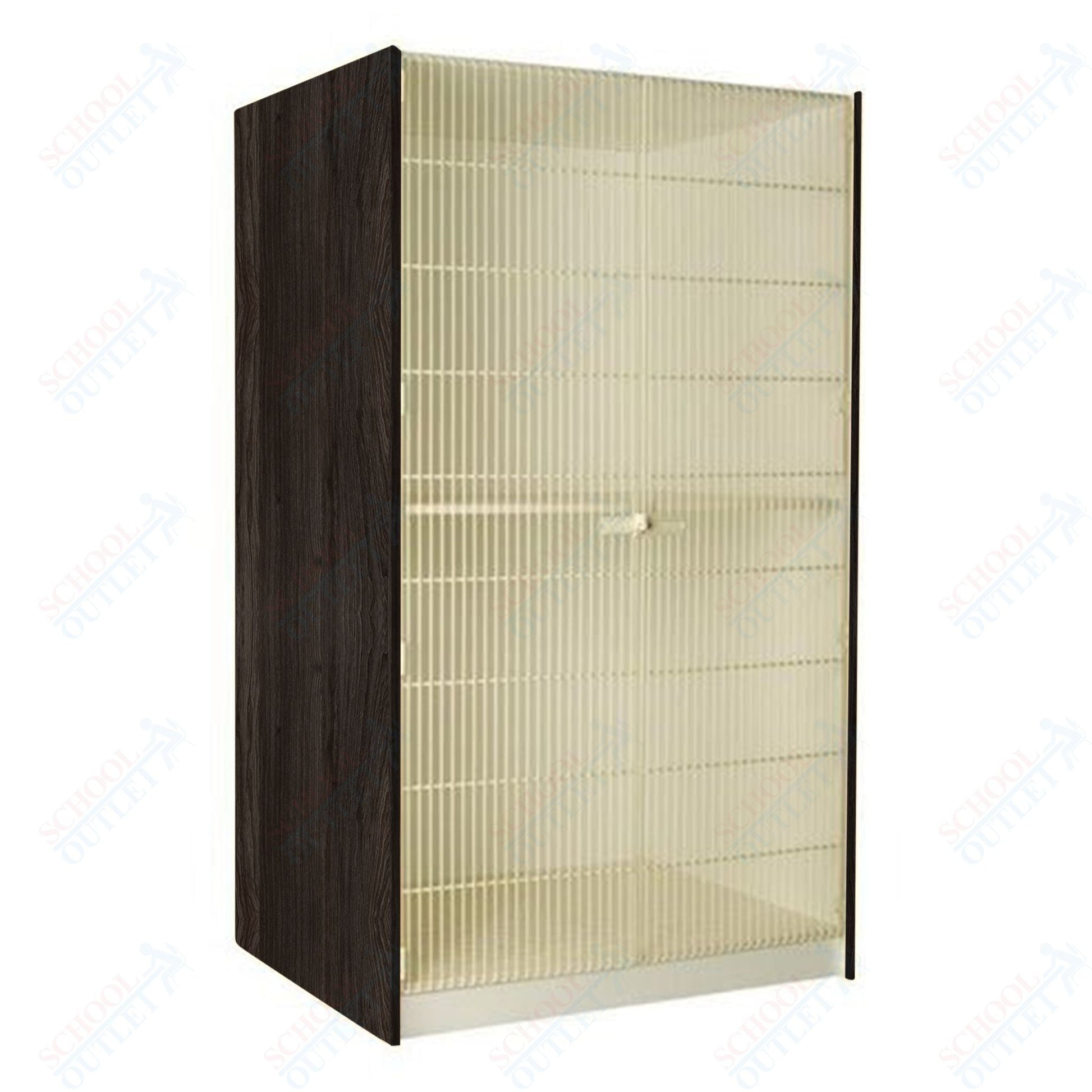 40" Deep Instrument Storage with Full Acousti - Grille Doors (89854 488440 A) - SchoolOutlet