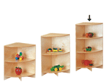 Jonti-Craft KYDZ Curves Corner Shelving Unit 35