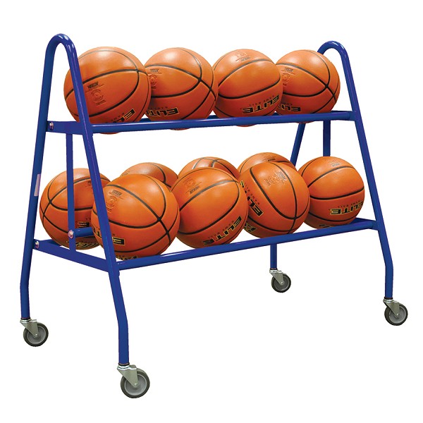 Jaypro Sports Ball Carrier -Deluxe Ball Carrier - Holds 12 Basketballs (BBC-12XX)