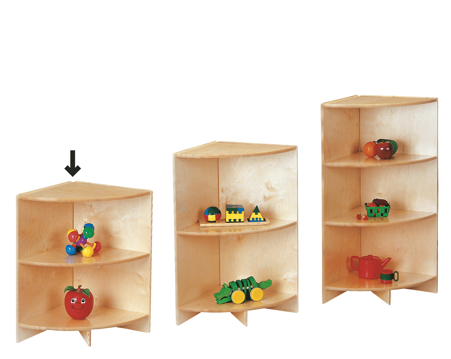 Jonti-Craft Toddler Outside Corner Storage (JON-4005JC)