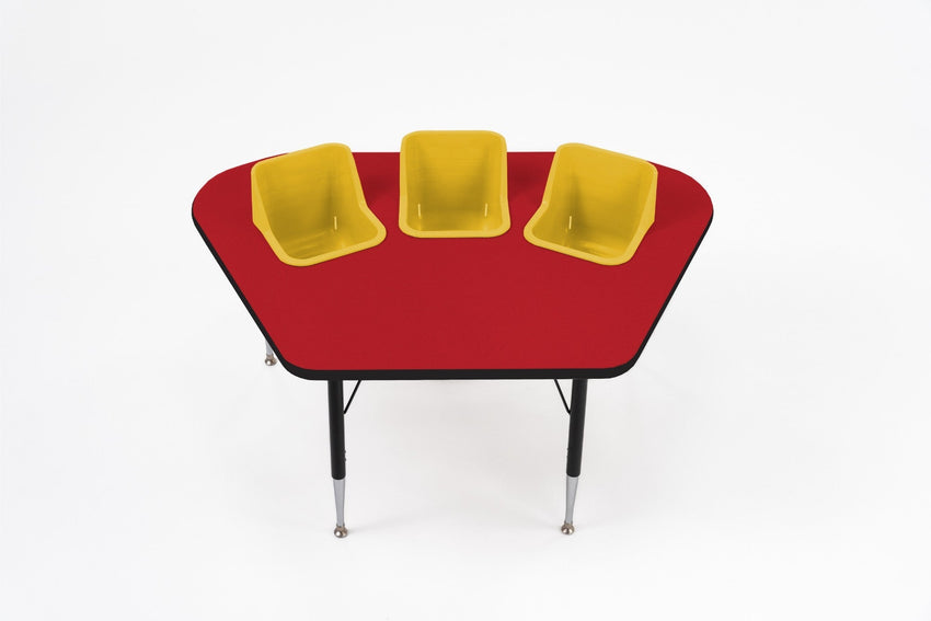 Three - Seat Modular Toddler Table (TOD - TT - MOD) - SchoolOutlet
