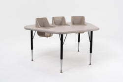 Three-Seat Modular Toddler Table (TOD-TT-MOD)