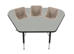 Three - Seat Modular Toddler Table (TOD - TT - MOD) - SchoolOutlet