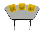 Three - Seat Modular Toddler Table (TOD - TT - MOD) - SchoolOutlet