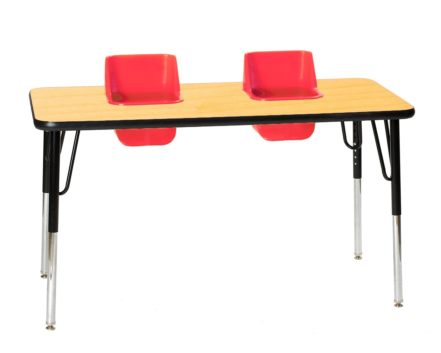 Two-Seat Rectangular Toddler Table (Toddler Tables TOD-TT2)