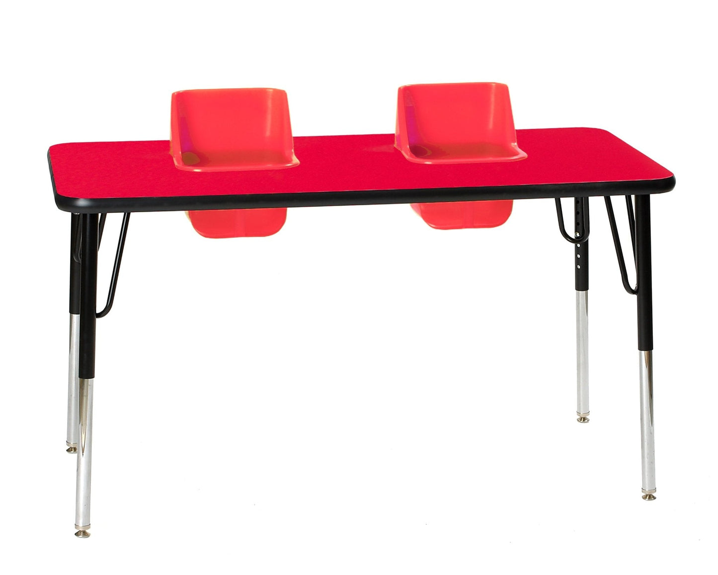 Two-Seat Rectangular Toddler Table (Toddler Tables TOD-TT2)