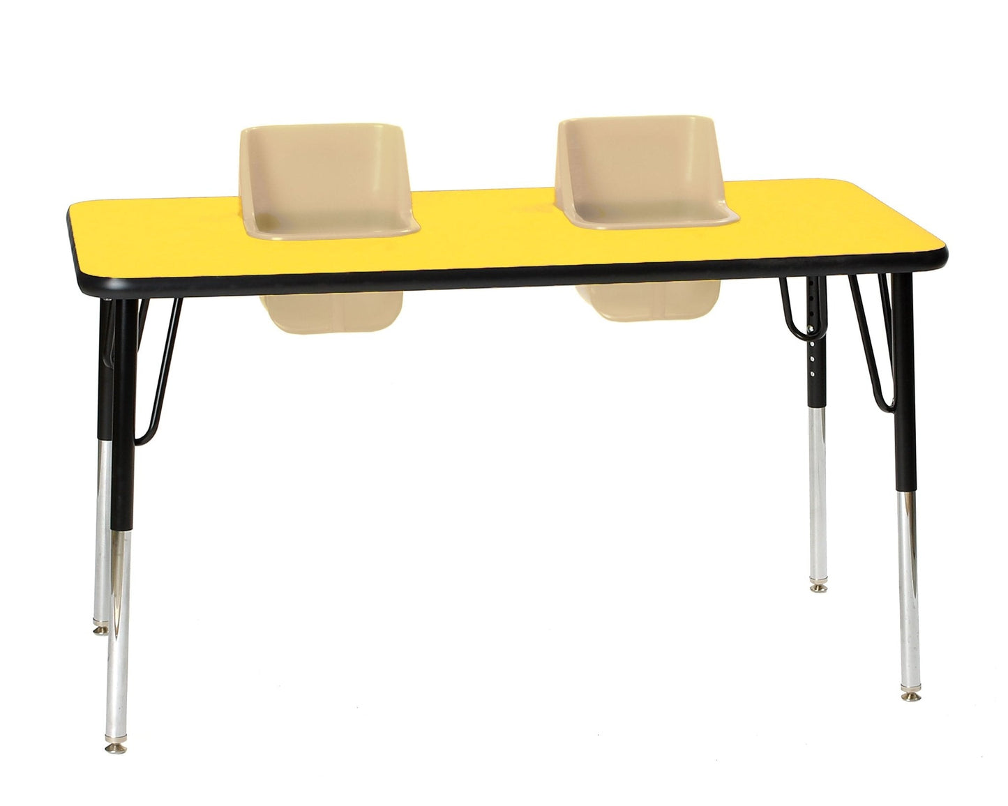 Two-Seat Rectangular Toddler Table (Toddler Tables TOD-TT2)
