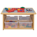 Tot Mate Creative Toddler Exploration Center with Block Grids and Storage 32