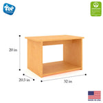 Tot Mate Creative Preschool Exploration Center with Block Grids and Storage 32