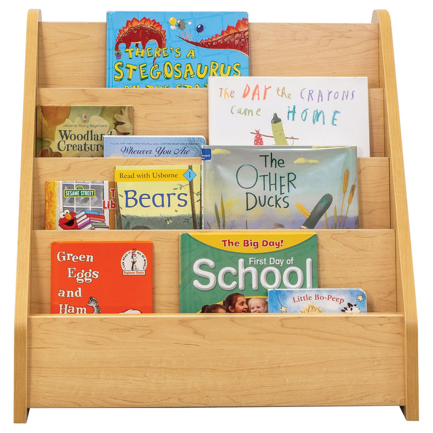 Tot Mate Inviting 4 - Tier Front - Facing Children's Bookshelf 24"W x 14"D x 24.5"H (TOT - TM2132A) - SchoolOutlet